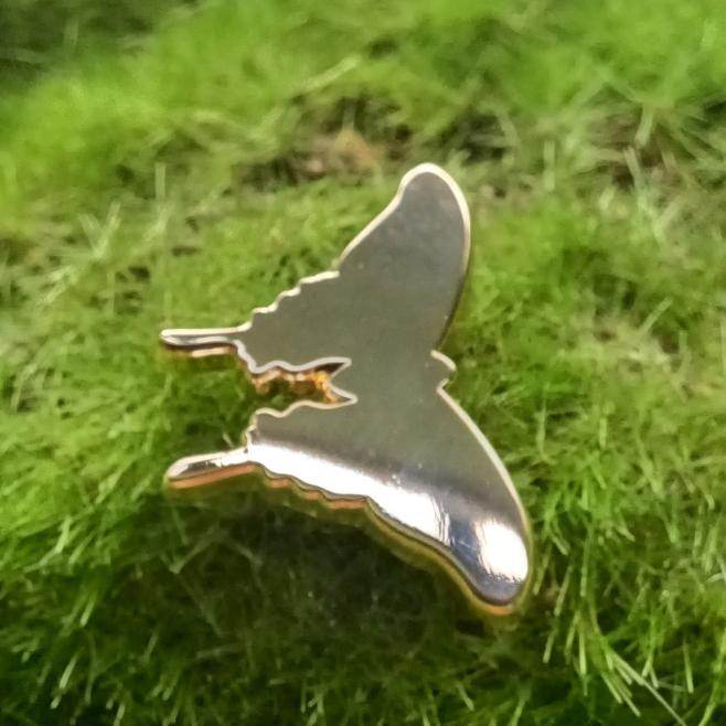 Gold Moth Pin