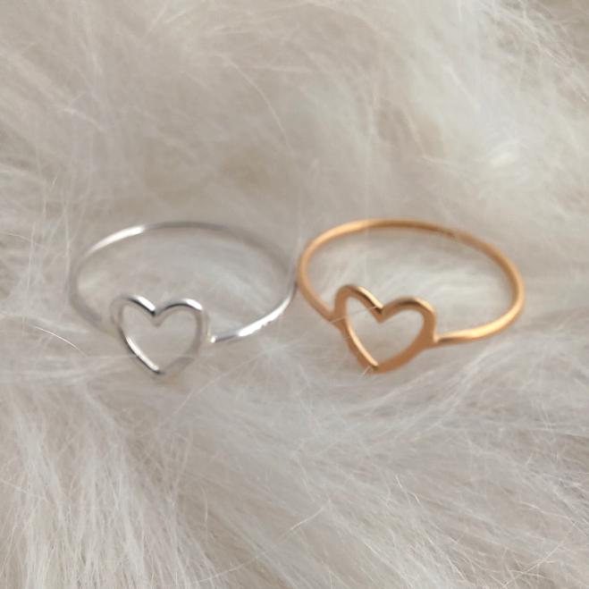 Open Heart Rings