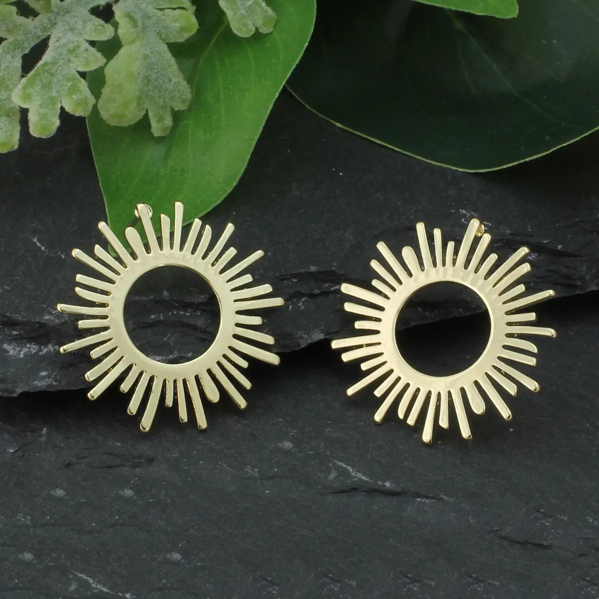 Sunburst Post Earrings