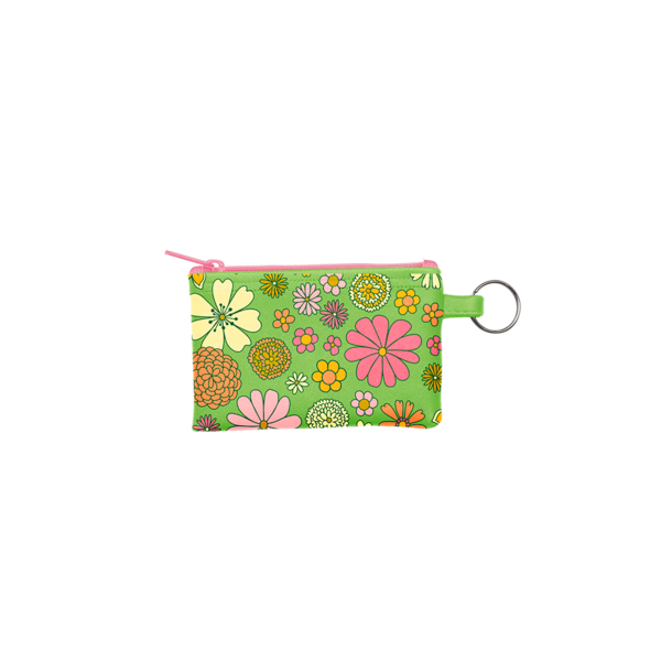 Groovy Green Key Ring Pouch