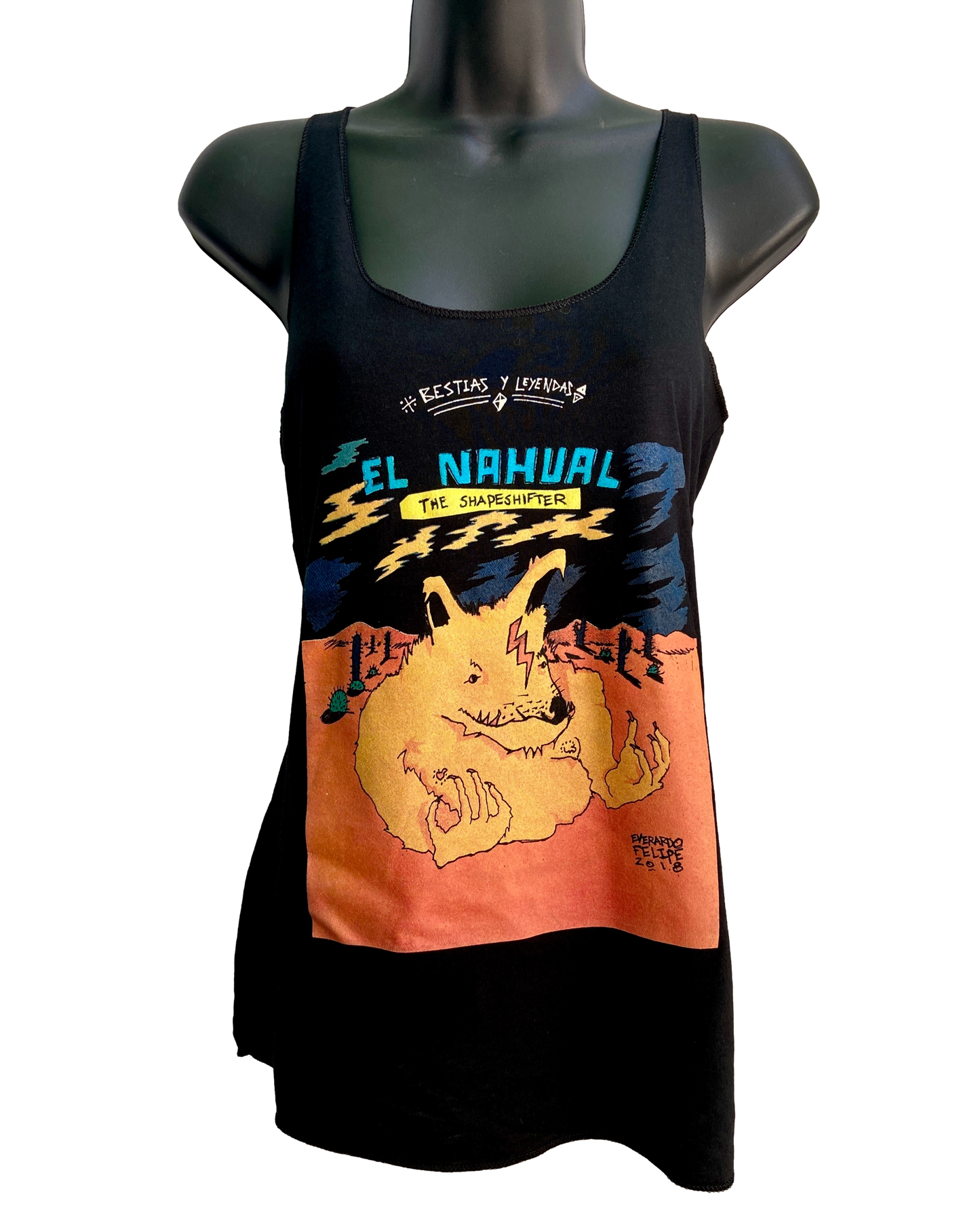 El Nahual tank top by Bestias y Leyendas