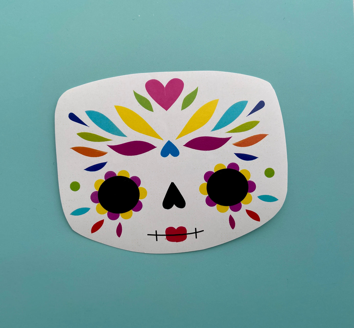 catrina sugar skull sticker