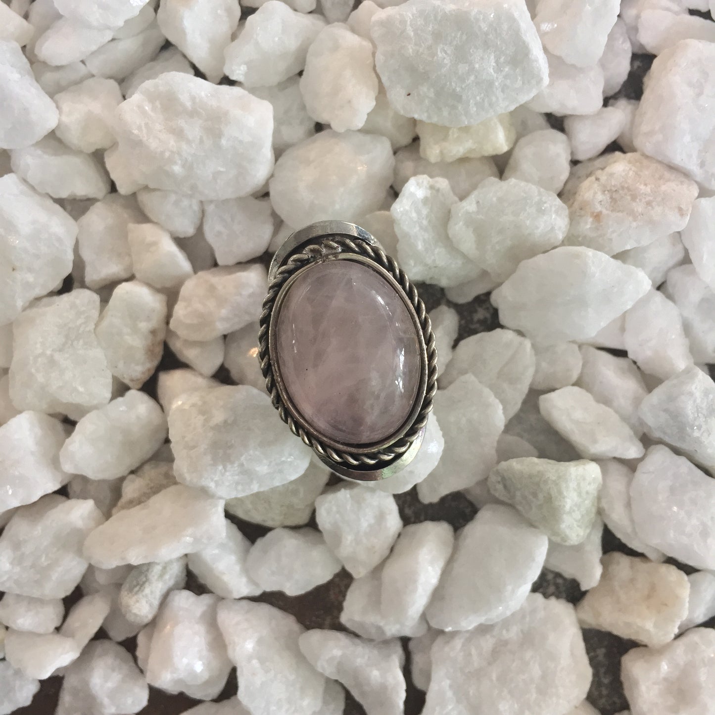 Rose Quartz Ring