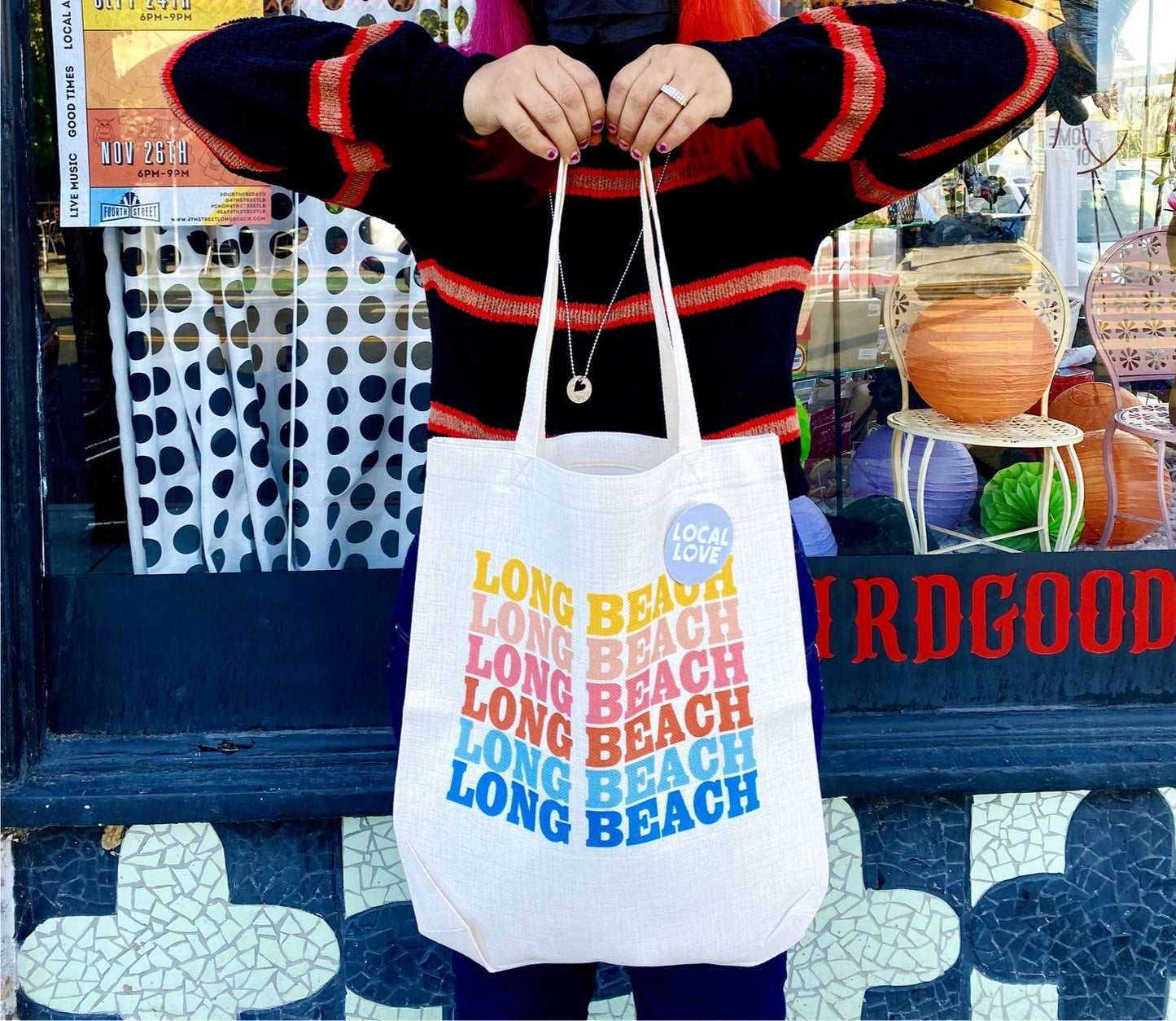 Retro Long Beach Tote