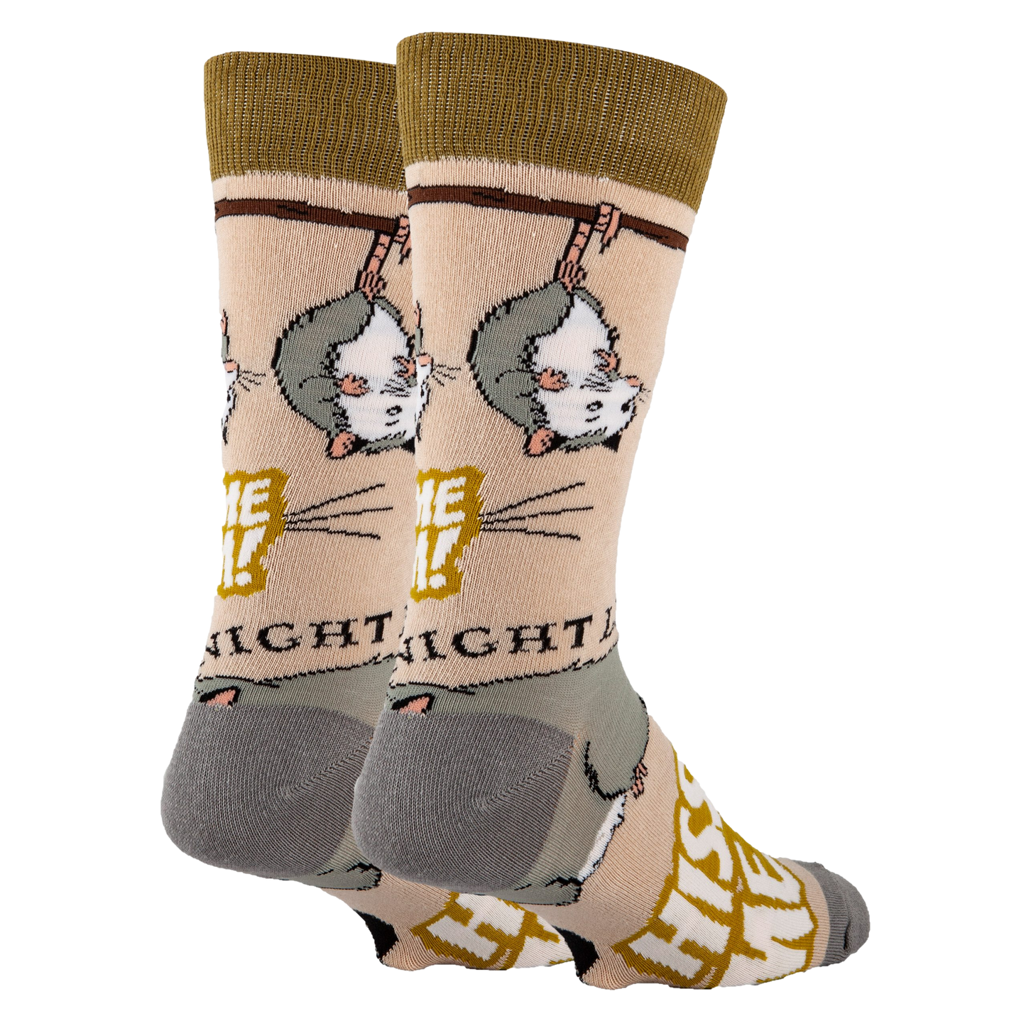 men's awesome opossum socks