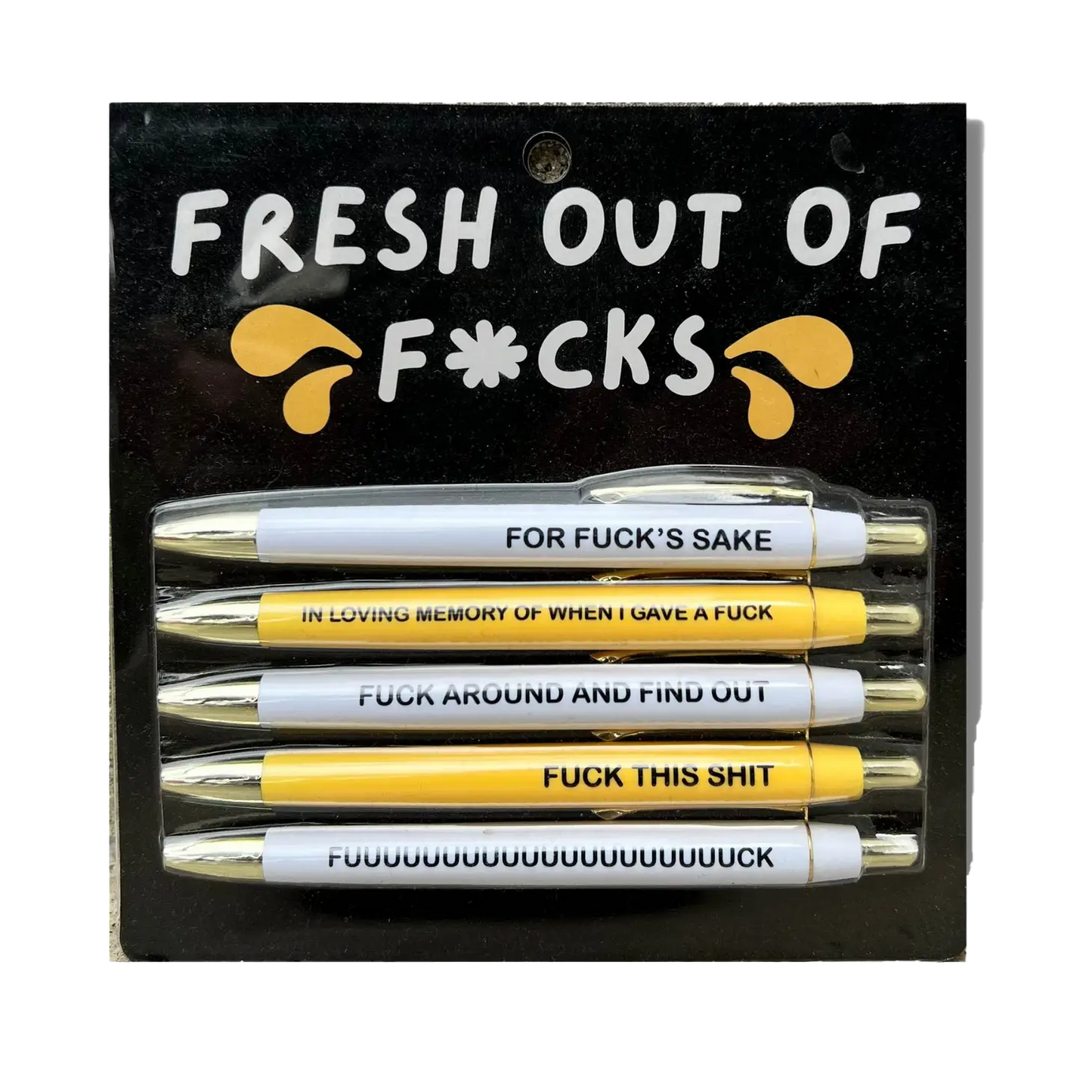 Fresh Out of Fucks Pen Set