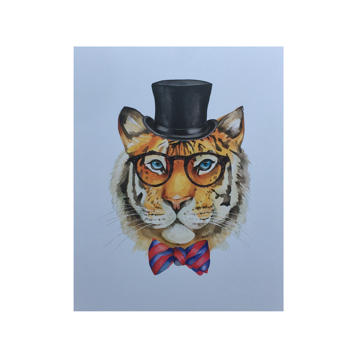 Top Hat Tiger Print