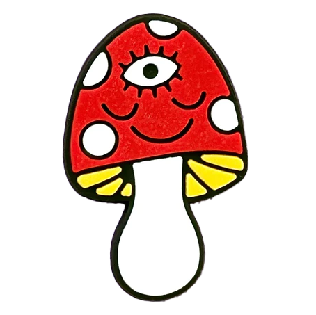 Woke Mushroom Enamel Pin