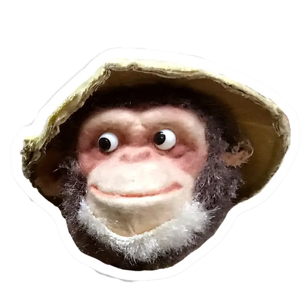 Monkey Vinyl Sticker