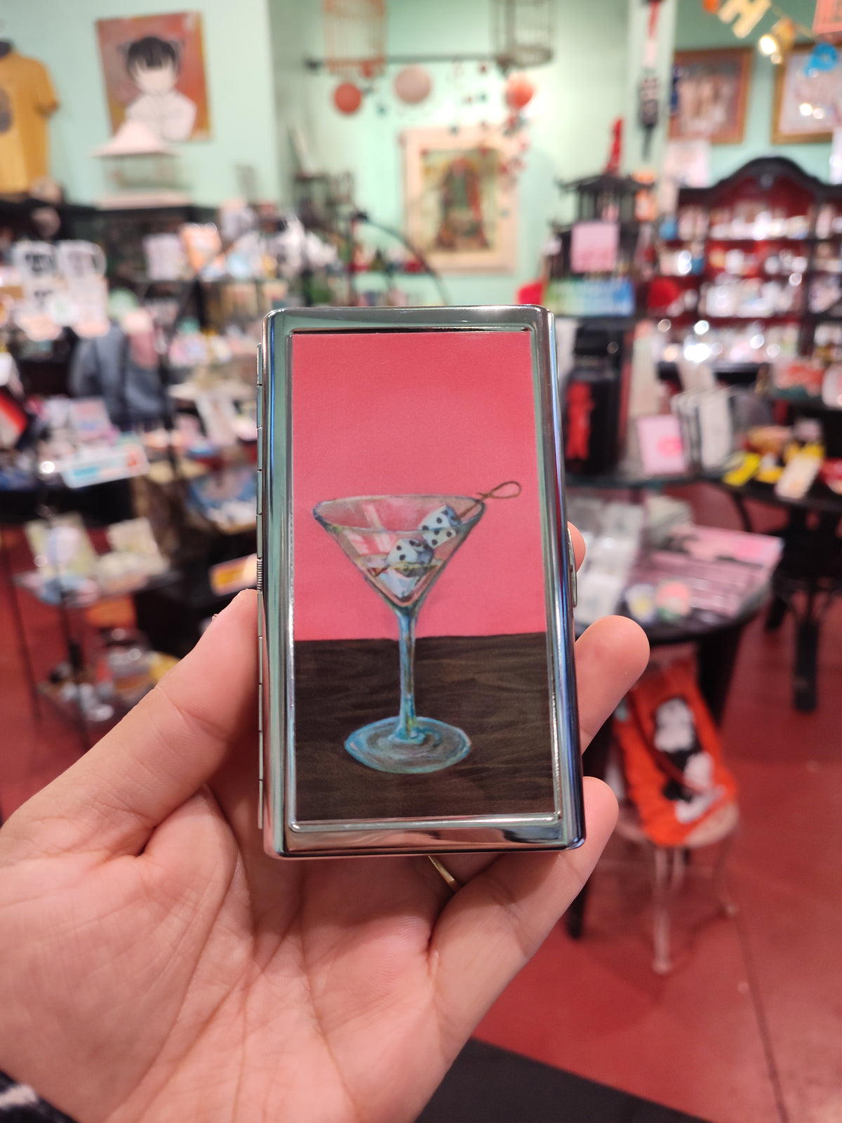 Dice & Martini Cigarette Case