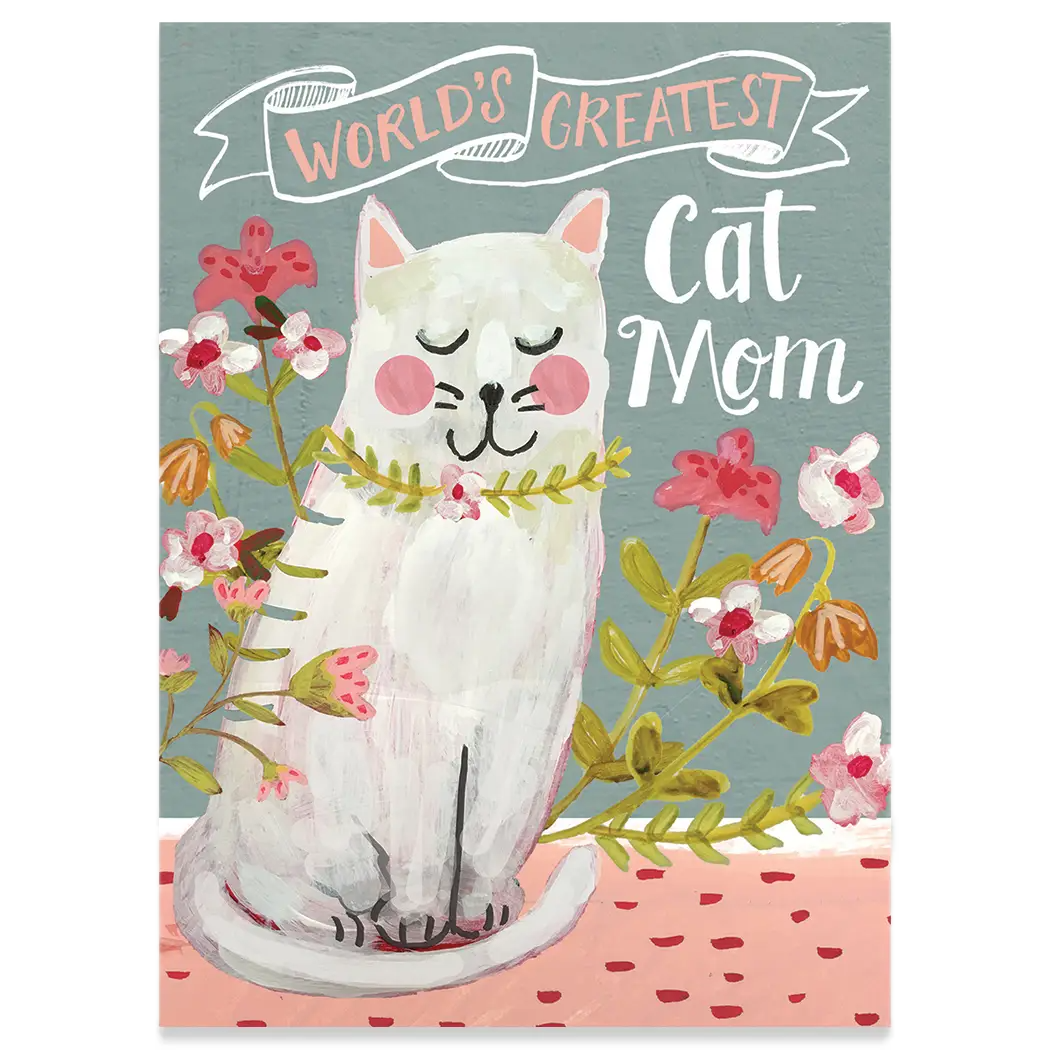 Cat Mom Mother's Day Card