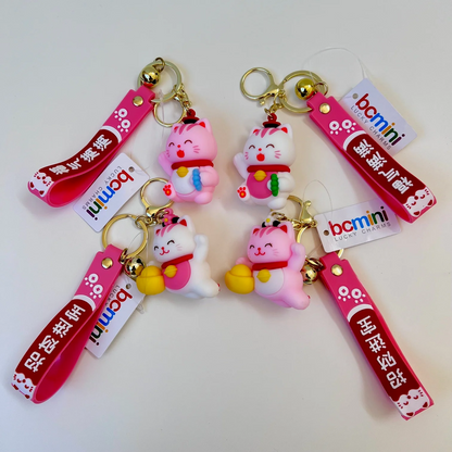 Maneki Cat Key Charm