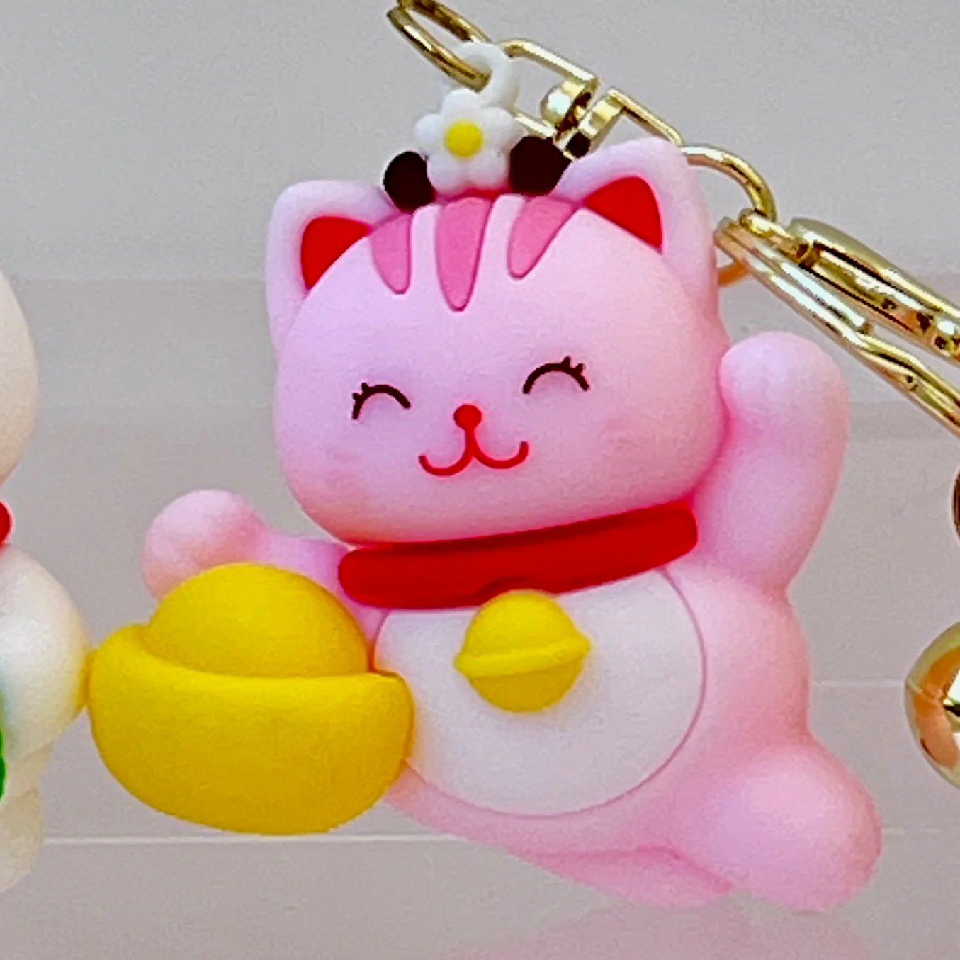 Maneki Cat Key Charm