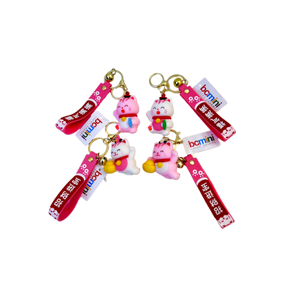 Maneki Cat Key Charm