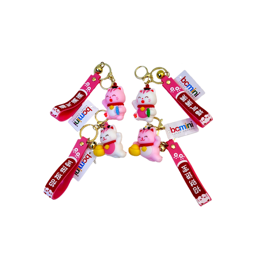 Maneki Cat Key Charm
