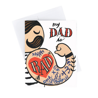 My Dad Is Rad Card