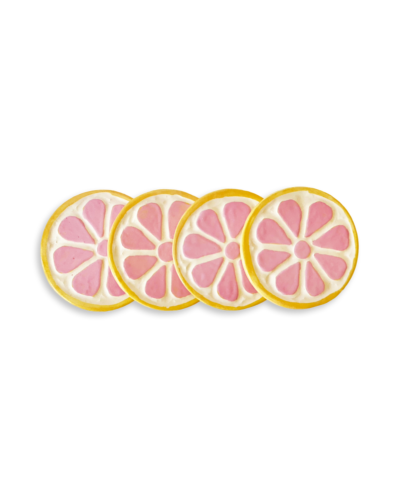 Grapefruit Coasters