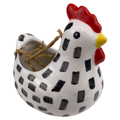 Hen Mini Hanging Planters