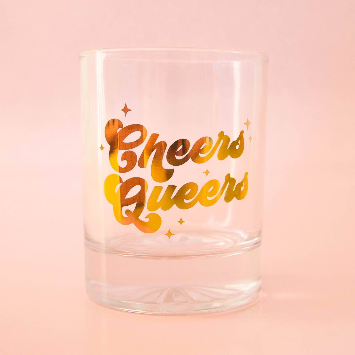 Cheers Queers Glass Tumbler