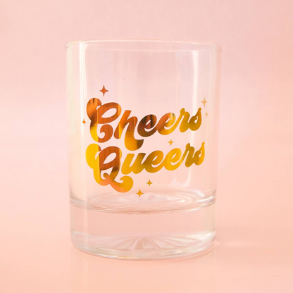 Cheers Queers Glass Tumbler