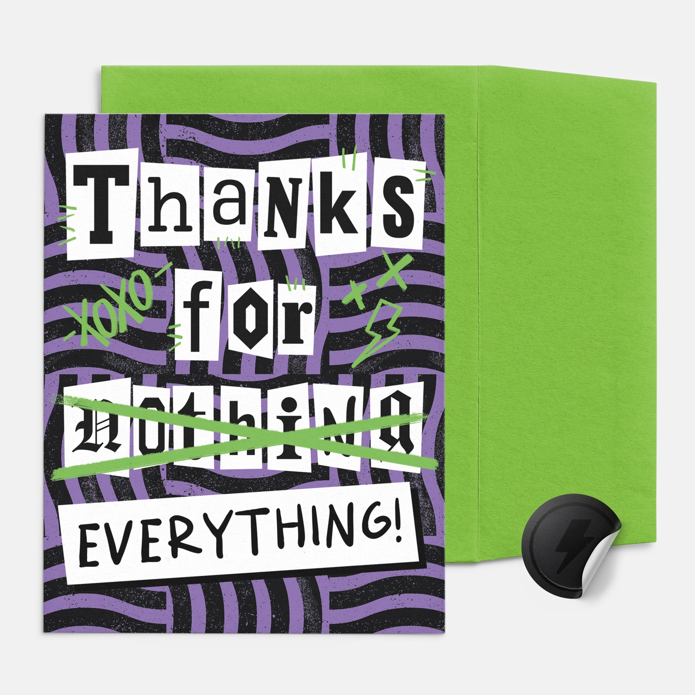 Thanks For Everything Thank You Card