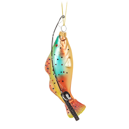 Fish And Rod Ornament