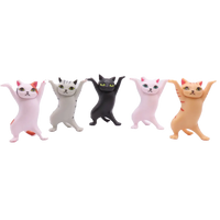 Dancing Cat Figurines