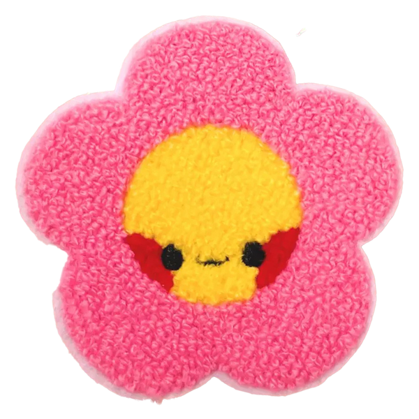 Happy Flower Iron On Patch