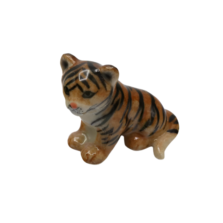 "Hope" Amur Tiger Cub Porcelain Miniature