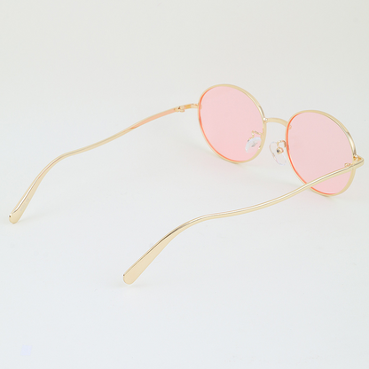 Minimal Polished Round Sunglasses