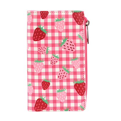 Strawberry Gingham Wallet