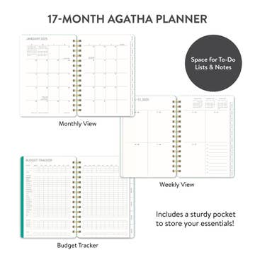 2025 Shroom SIlhouettes Agatha Planner