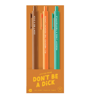 Don't Be a Dick Pen Set