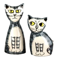 Tabby Cat Salt And Pepper Shakers
