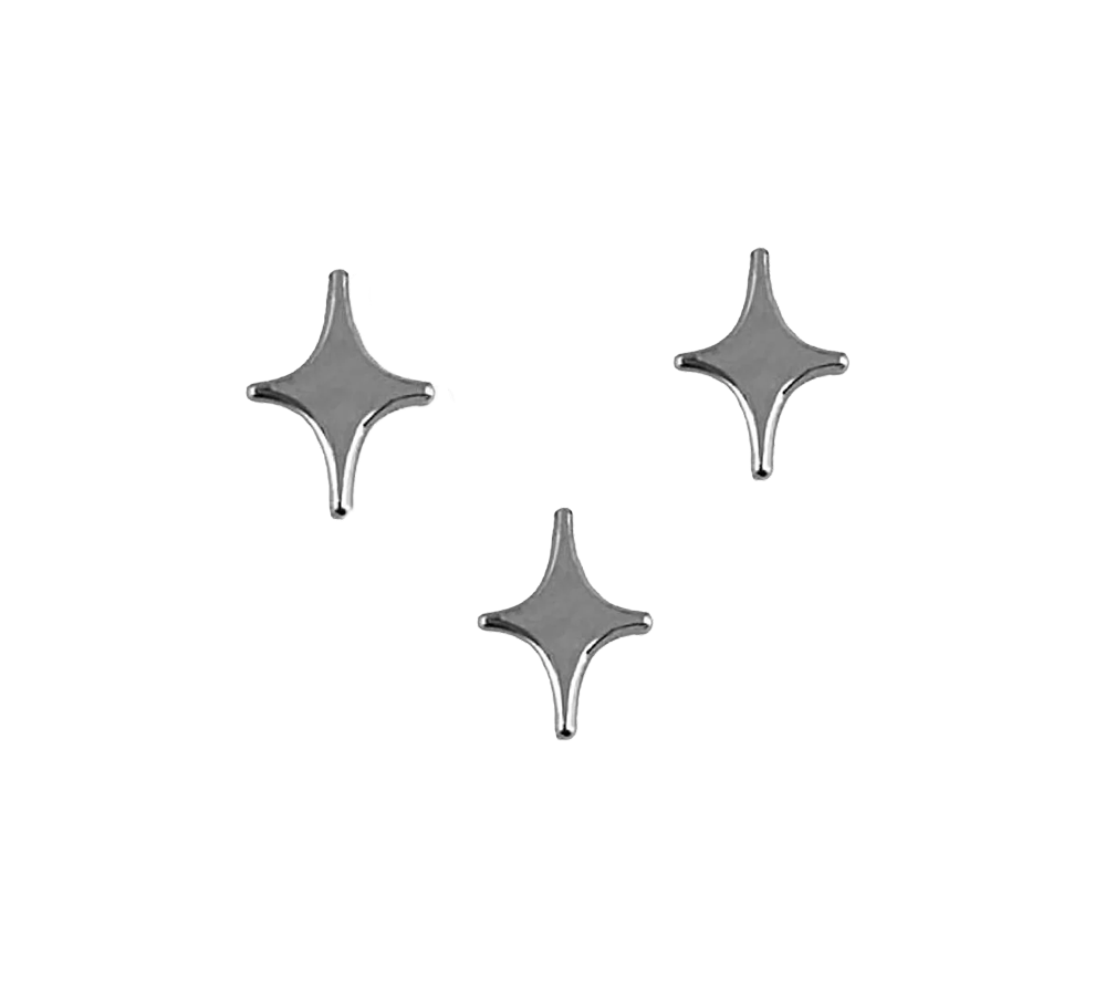 Triple Sparkle Pin Set