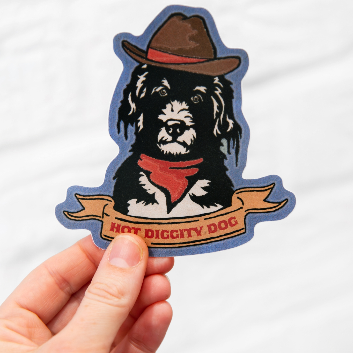 Hot Diggity Dog Sticker