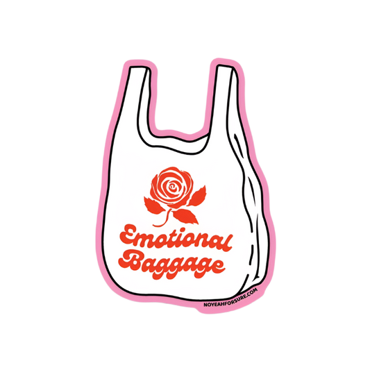 Emotional Baggage Sticker