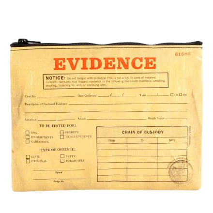 Evidence Zipper Pouch