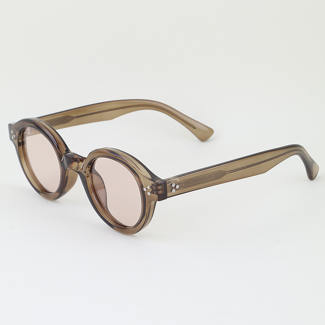 Triple Bolted Round Sunglasses
