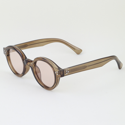 Triple Bolted Round Sunglasses