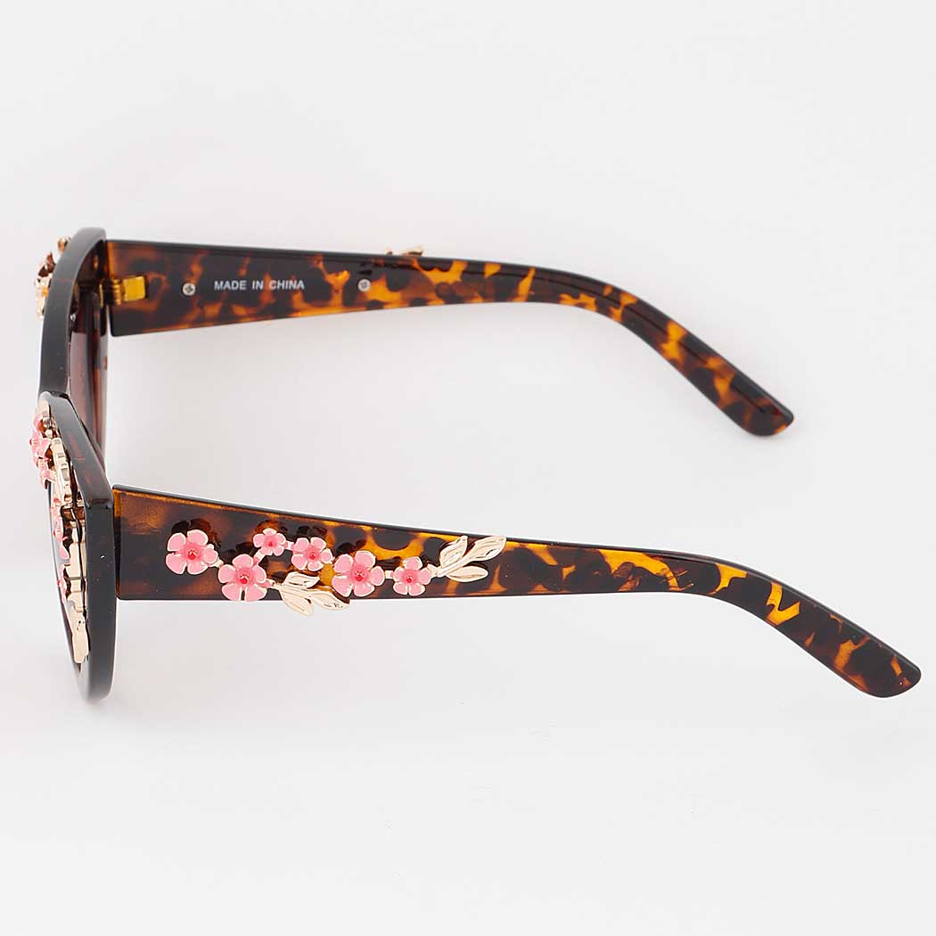 Spring Flower Cat Eye Sunglasses