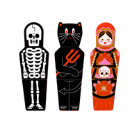 Spooky Mix-n-Match Magnet Set