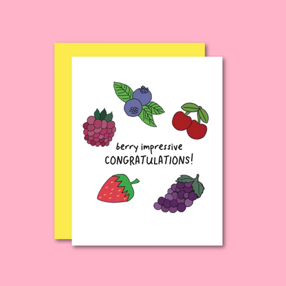 Berry Impressive Congratulations Card