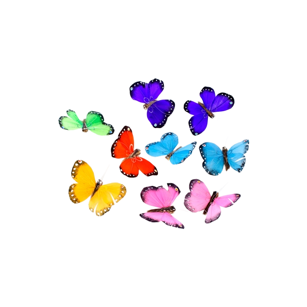 Multi-Color Butterfly Garland