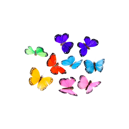 Multi-Color Butterfly Garland