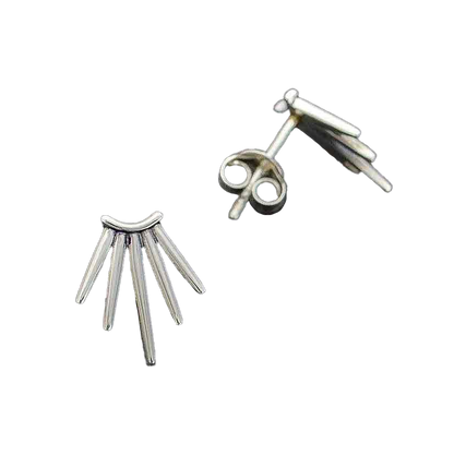 Five Spike Post Earrings