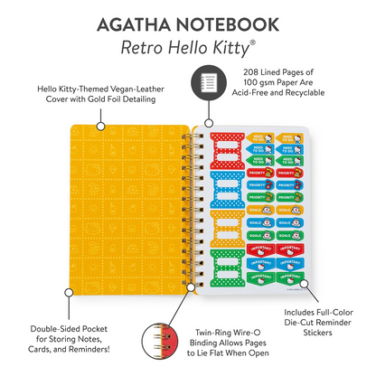 Retro Hello Kitty Notebook