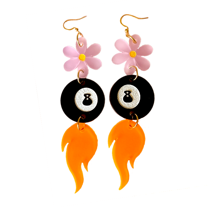 Lucky Night Out Dangle Earrings