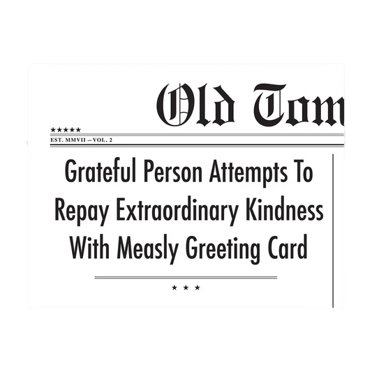 Grateful Person Greeting Card