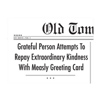Grateful Person Greeting Card